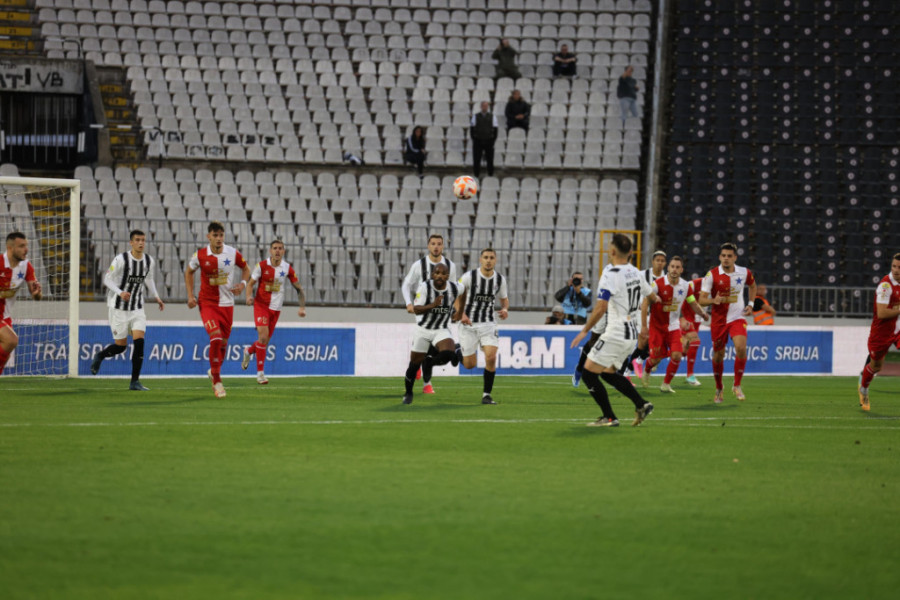 Partizan savladao Vojvodinu sa 3:1 u derbi meču 17. kola Superlige