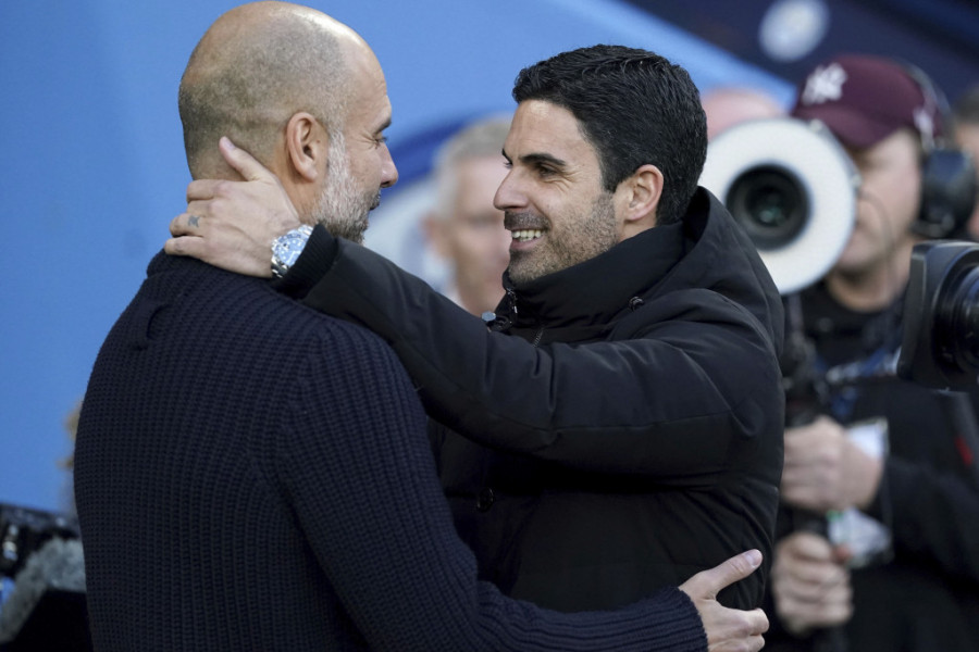 Mikel Arteta i Pep Gvardiola