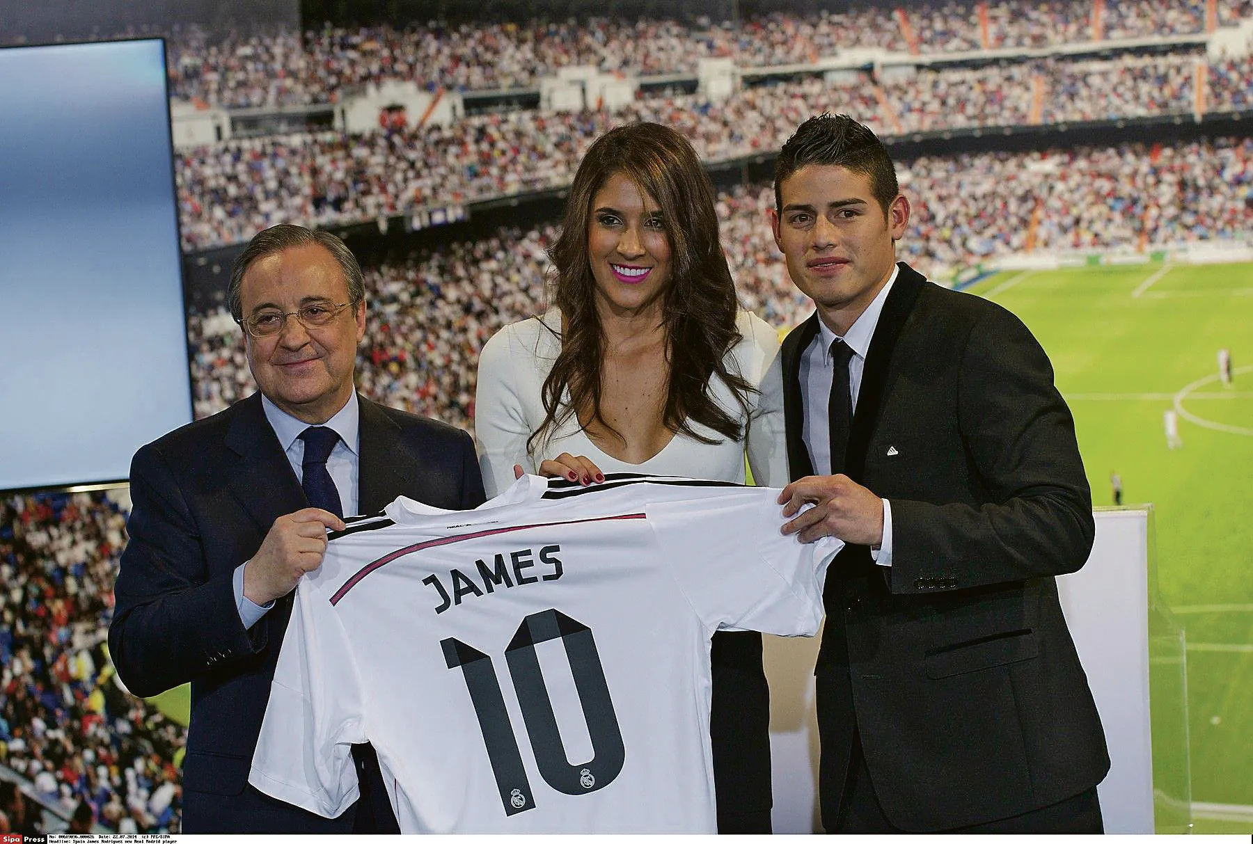Danijela Ospina i Hames Rodrigez Danijela Ospina i Hames Rodrigez