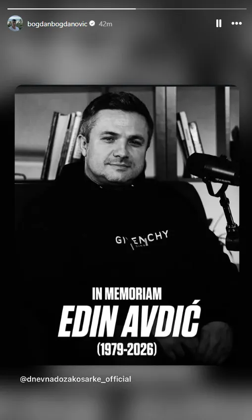 Bogdanović se oglasio zbog Avdića Bogdanović se oglasio zbog Avdića