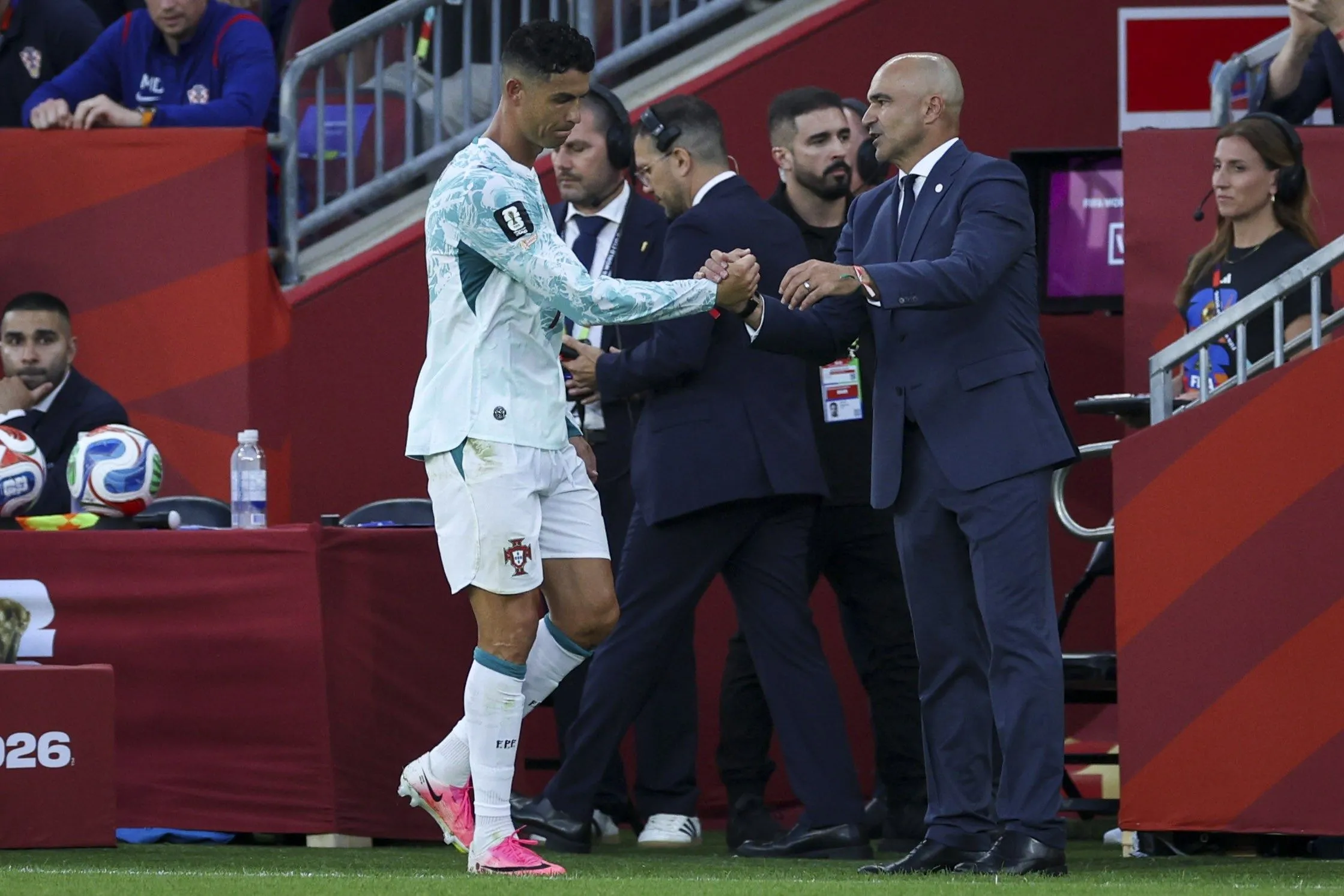 Kristijano Ronaldo i Roberto Martinez Kristijano Ronaldo i Roberto Martinez