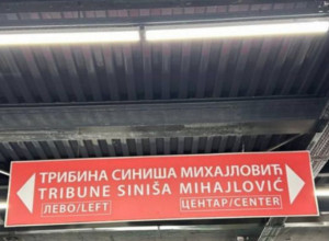 EMOTIVNA SCENA Sin legendarnog Siniše Mihajlovića prati Zvezdu na tribini nazvanoj po njegovom ocu