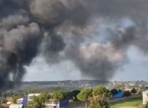 JEZIVI POŽAR Mesto na kojem je Novak igrao golf gorelo, opasan požar u Rimu (VIDEO)