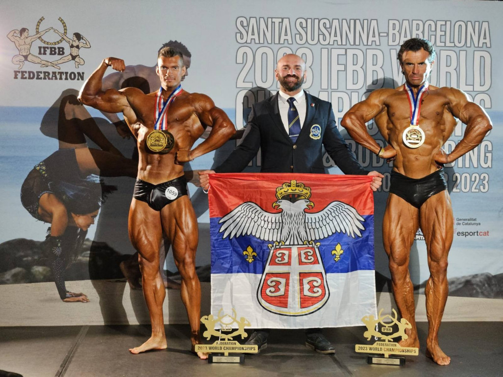 MISTER LEKIĆ I KIBORG SVETSKI PRVACI U BODIBILDINGU Čelični Srbi izdominirali na šampionatu u Španiji