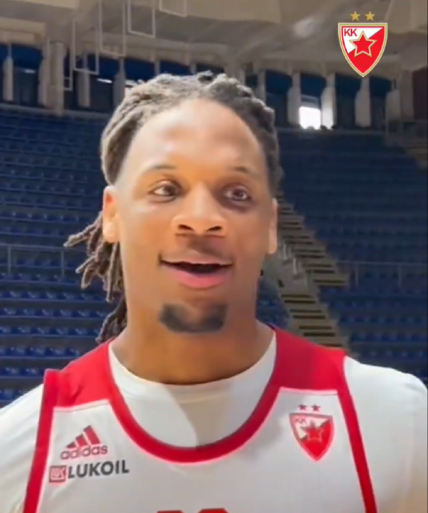 OGLASIO SE FREDI GILESPI Novo pojačanje Zvezde ima poruku za navijače (VIDEO)