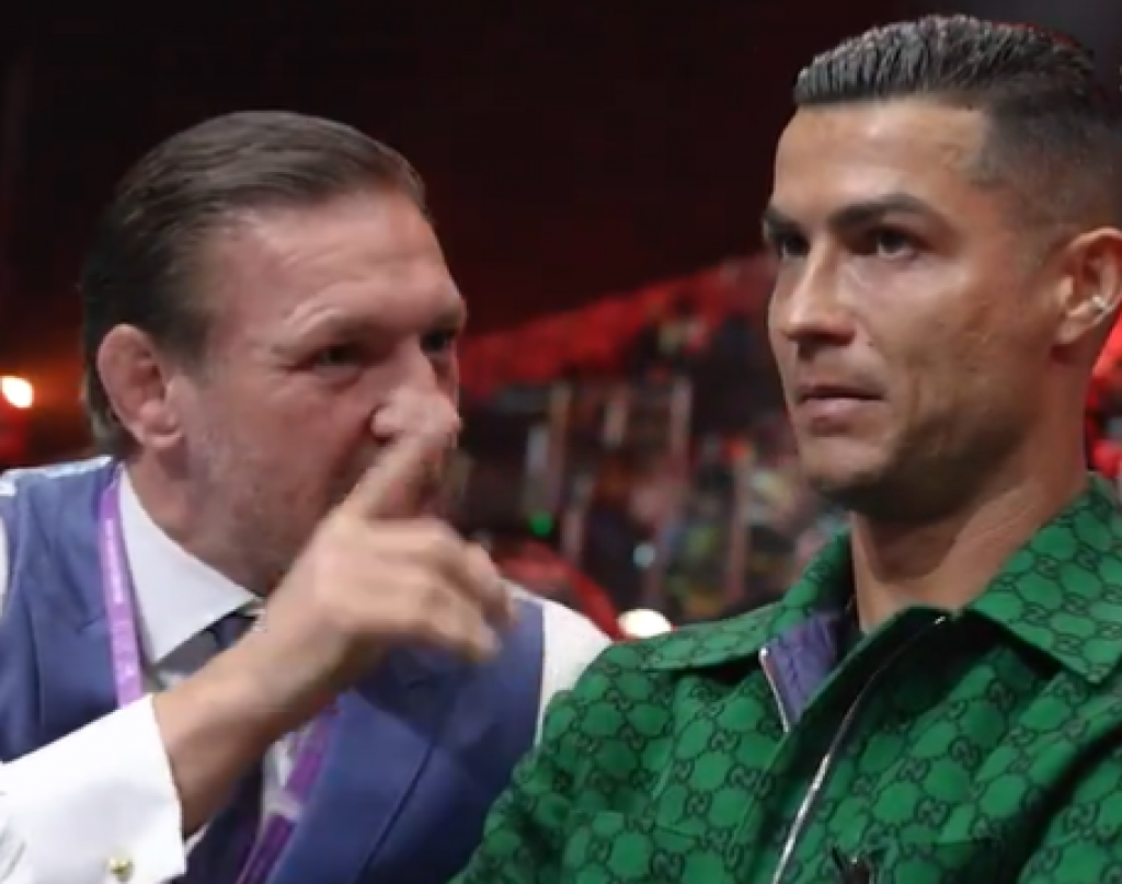 SMORIO SE KAO NIKAD U ŽIVOTU Konor Mekregor "udavio" Ronalda, svi pričaju o video snimku čuvenog borca i fudbalera (VIDEO)
