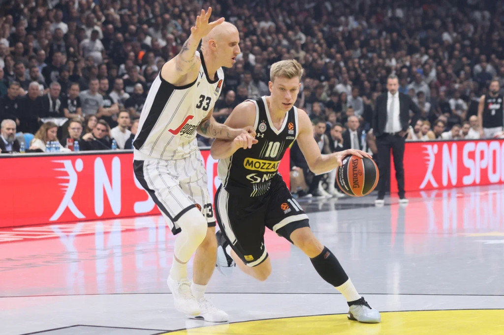 PARTIZAN PAO POSLE NOVE DRAME Virtus produbio krizu crno-belih, Kaminski promašio šut za pobedu