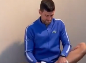 NOLE, ŠTA TO RADIŠ? Đokovićev snimak zapalio društvene mreže, napisao je samo jednu reč i uradio ovo (VIDEO)