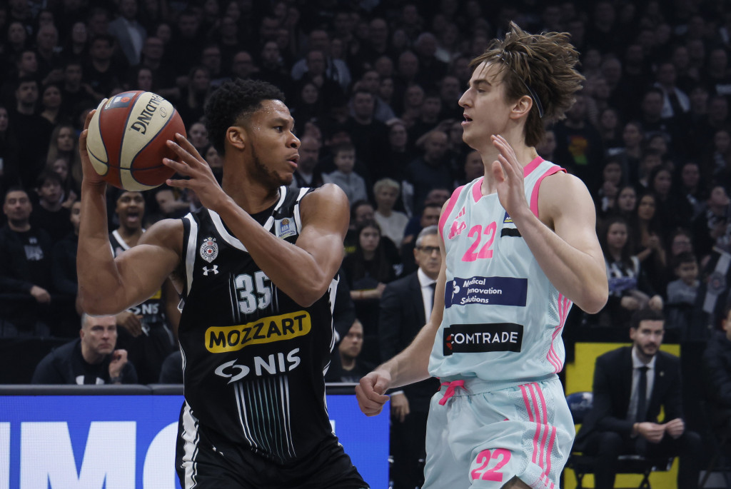 STOTKA PARTIZANA U NAJTUŽNIJOJ UTAKMICI Crno-beli deklasirali Megu u meču posvećenom Dejanu Milojeviću