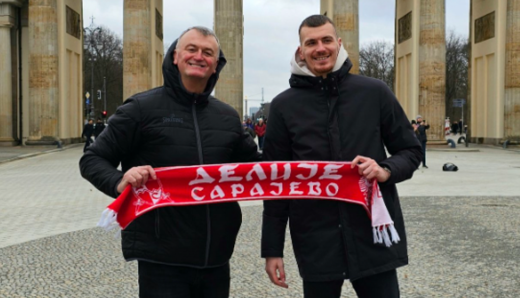 ZVEZDA ĆE U BERLINU IMATI VELIKU PODRŠKU Heroj nacije stigao da bodri crveno-bele protiv Albe