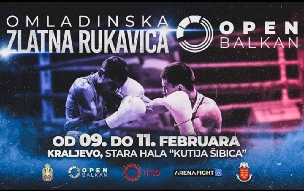 U kraljevačkoj “Kutiji šibica“ za omladinsku zlatnu rukavicu - nastavak OPEN BALKAN serije
