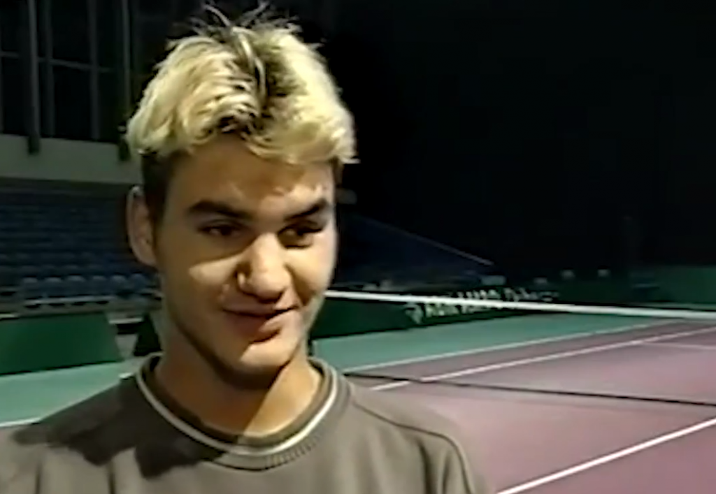 TENISKI VREMEPLOV Sećate li se kada je Federer imao plavu kosu? (VIDEO)