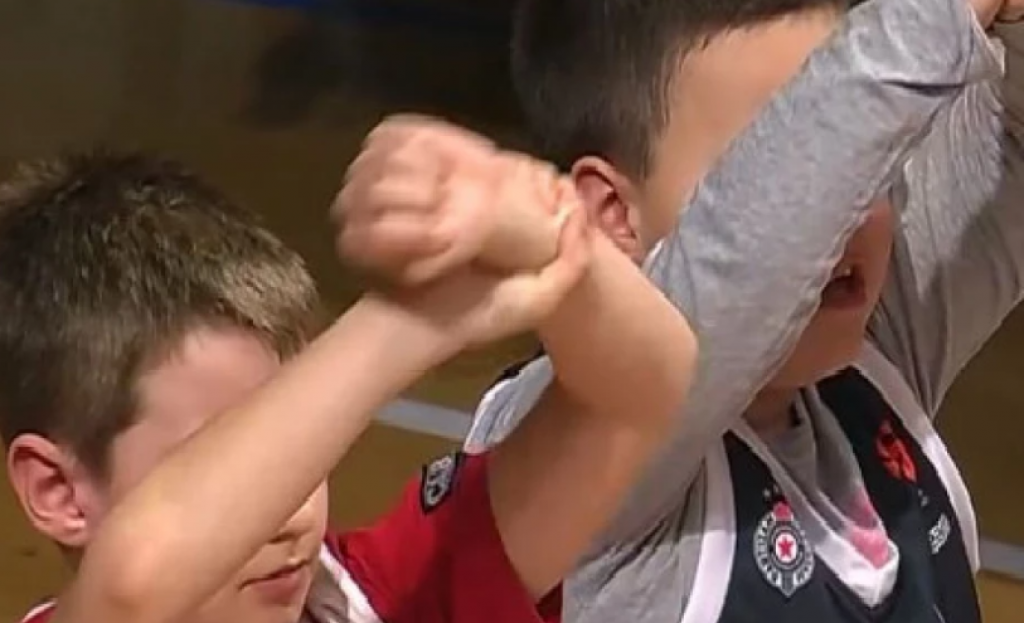 SLIKA KOJA JE ODUŠEVILA SRBIJU Rivalstvo nestaje kada igra reprezentacija - pitajte ovu dvojicu dečaka (VIDEO)