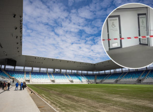BRUKA U HRVATSKOJ Umalo izbegnuta TRAGEDIJA, stadion plaćen 80.000.000 se RASPADA (VIDEO)