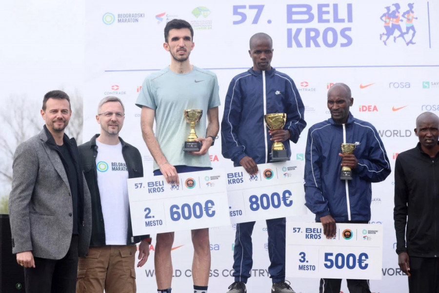 TRIJUMF KENIJACA NA 57. BELOM KROSU Sjajni Elzan Bibić osvojio drugo mesto, Murićeva treća u seniorskoj konkurenciji