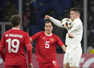 NI "S" OD SPEKTAKLA Debakl Srbije u Moskvi, meč "predala" već na početku (VIDEO)