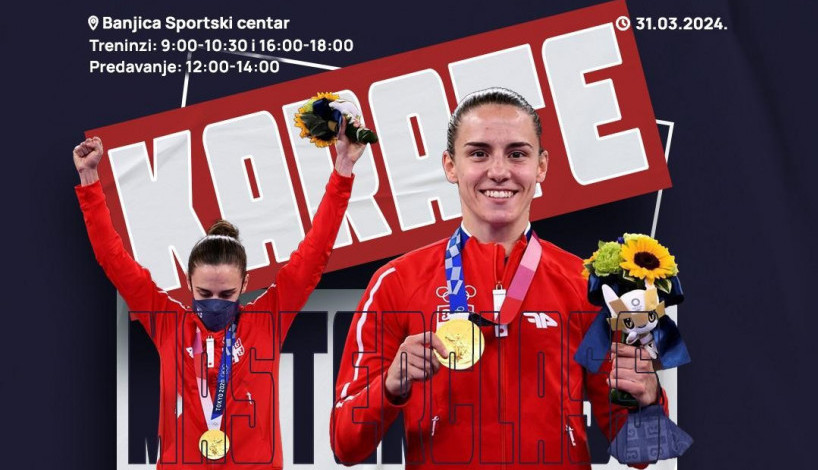 Karate spektakl u Beogradu: 3 olimpijska i 3 svetska šampiona na jednom mestu