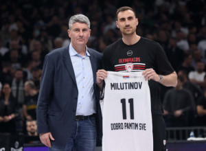 NISU SE OBRADOVALI ŠTO GA VIDE Nikola Milutinov izviždan protiv bivšeg kluba (VIDEO)