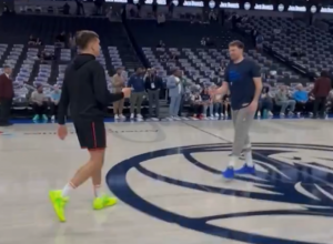 KAKVA SCENA Opklada Dončića i Bogdanovića u šutiranju trojki, evo ko je izašao kao pobednik (VIDEO)