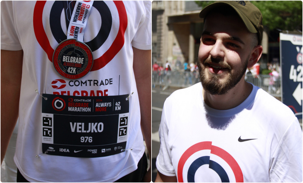STRUNE ZAMENIO ASFALTOM Podvig talentovanog srpskog muzičara na Beogradskom maratonu (VIDEO)