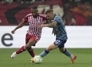 SEZONA IZ SNOVA Olimpijakos se plasirao u finale Lige konferencije, pet golova brutalnog Marokanca