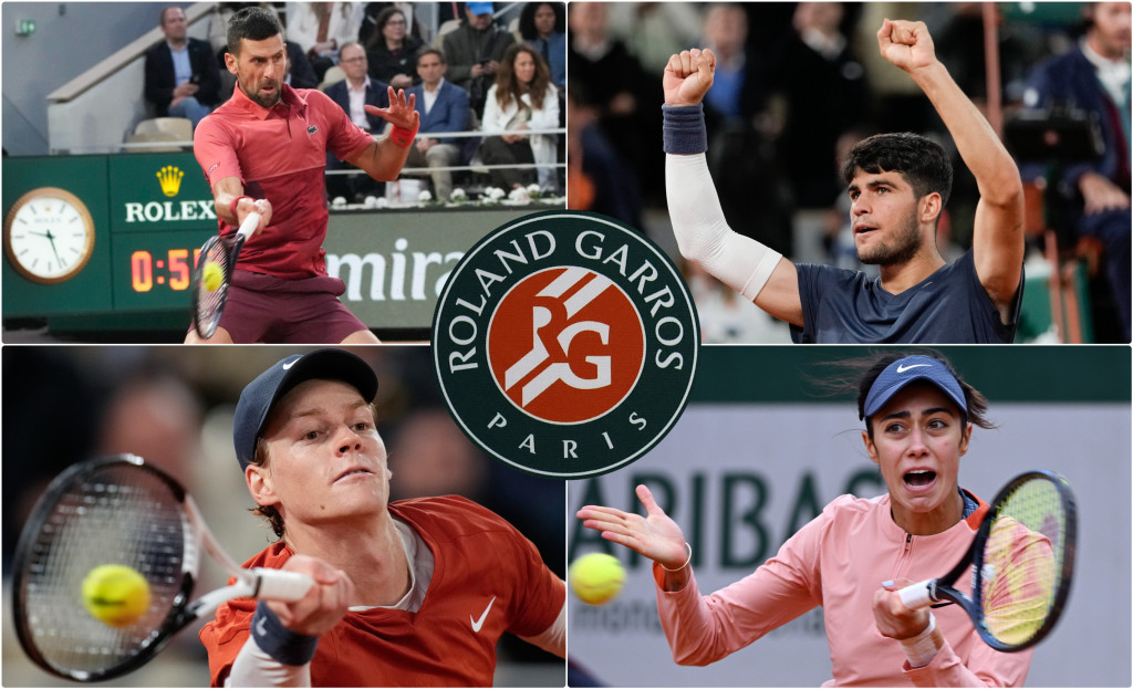 ROLAN GAROS, OSMI DAN Poznato kad Novak igra osminu finala, Alkaraz kao brzi voz, Olga nije imala snage za novo čudo