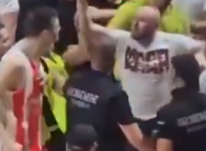 HAOS IZ DRUGOG UGLA Navijači Zvezde krenuli u teren, veliki gest Luke Mitrovića (VIDEO)