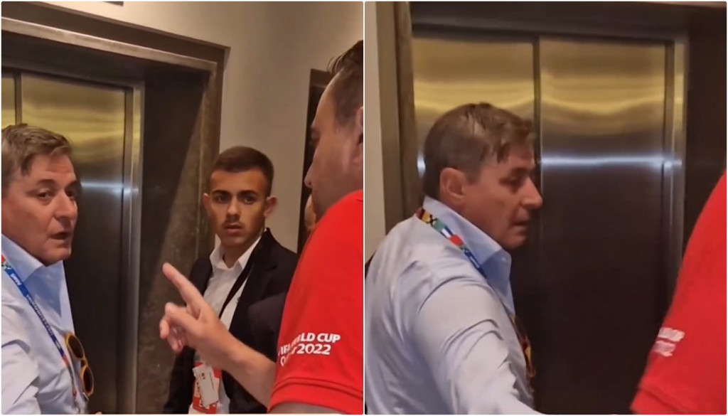 NEPRIJATNA SCENA U HOTELU Navijač uhvatio Piksija za ruku i uperio prst, obezbeđenje se umešalo (VIDEO)