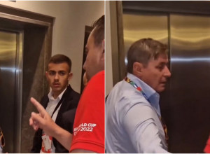 NEPRIJATNA SCENA U HOTELU Navijač uhvatio Piksija za ruku i uperio prst, obezbeđenje se umešalo (VIDEO)