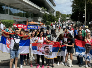 POTPUNA LUDNICA Novak će imati neviđenu podršku u istorijskom meču protiv Alkaraza (VIDEO)