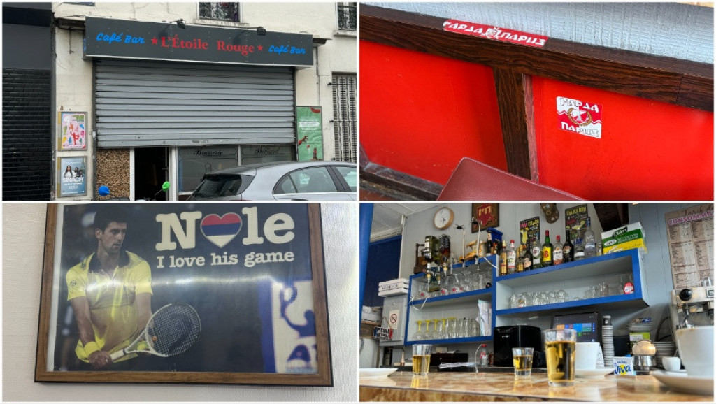 MIRIS SRBIJE U SRCU PARIZA Crvena zvezda, rakija, čvarci, slanina, a na zidu Novak Đoković - sport.alo! vas vodi u "L'etoile Rouge" (VIDEO)