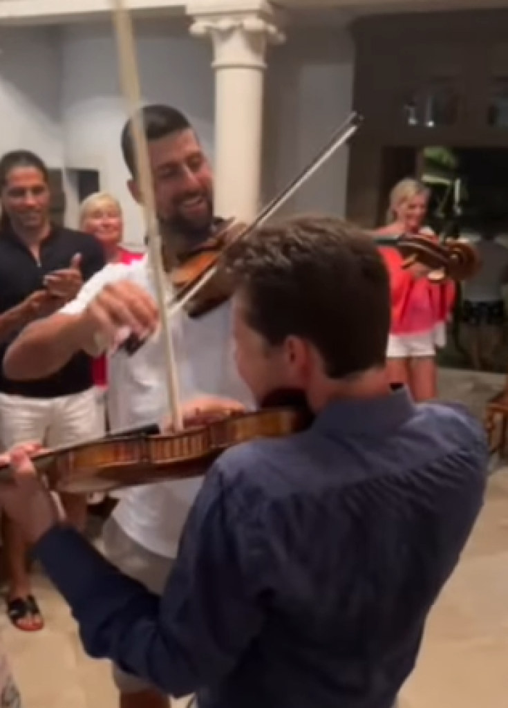 ŠOK U HRVATSKOJ Poznati muzičar u neverici: Novak je uzeo violinu moje žene i... (VIDEO)