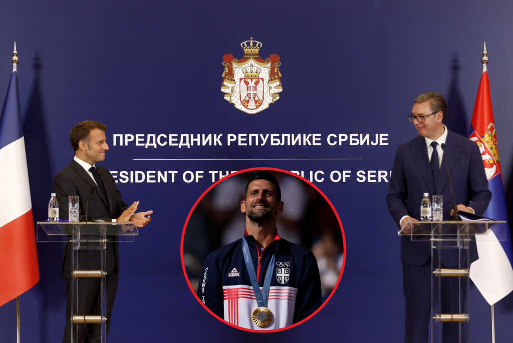 MAKRON ŠOKIRAO PODATKOM O ĐOKOVIĆU Predsednik Francuske izneo detalj o Novakovom zlatu koji je malo ko znao
