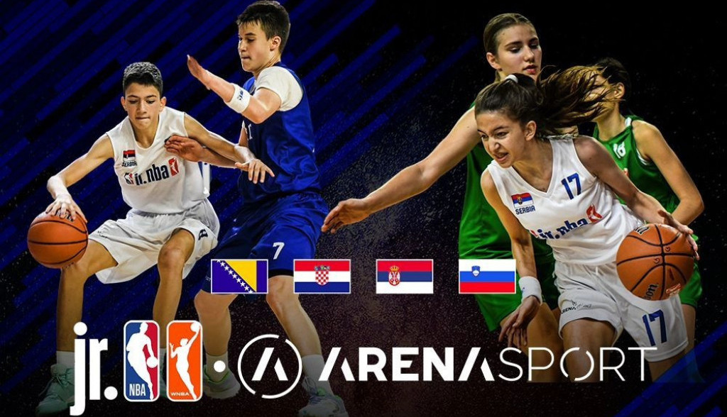 SPEKTAKL NA NOVOM BEOGRADU Veliki turnir za mališane iz regiona pod okriljem Jr. NBA lige