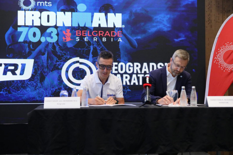 VELIKE VESTI Potpisan memorandum o saradnji Beogradskog maratona i Ironman trke