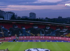 SPEKTAKL NA MARAKANI Moćna koreografija "delija" pred početak meča sa Benfikom! (VIDEO)
