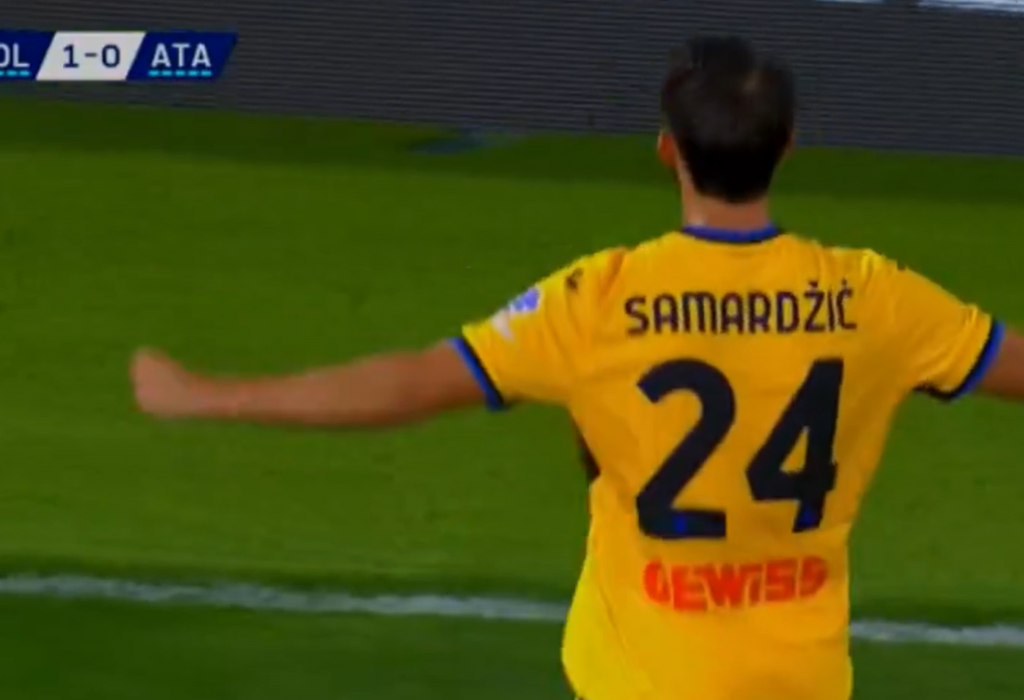BOMBA DI SAMARDŽIĆ Lazar pravom bombom u 90. minutu spasio Atalantu (VIDEO)