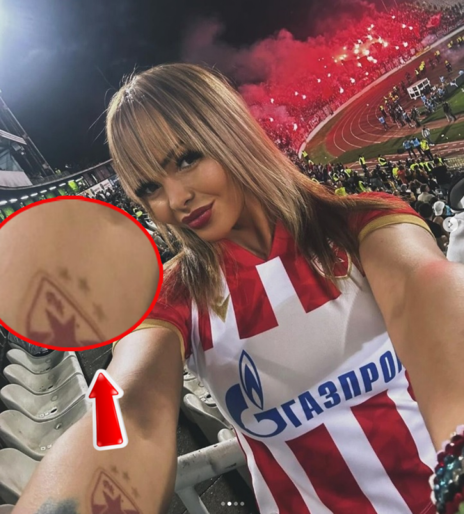 ONA VOLI ZVEZDU! LEPA RUMUNKA ISTETOVIRALA GRB Loret je fudbalski agent i novi stanovnik Srbije - Marakana lek za depresiju