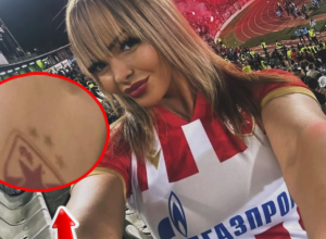 ONA VOLI ZVEZDU! LEPA RUMUNKA ISTETOVIRALA GRB Loret je fudbalski agent i novi stanovnik Srbije - Marakana lek za depresiju