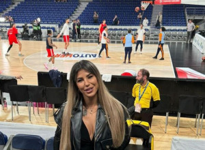 MUŽA NIJE DOČEKALA U ZVEZDI, ALI KLUB BODRI ČAK I U MADRIDU Fatalna Srpkinja je žena poznatog košarkaša i velikog Delije