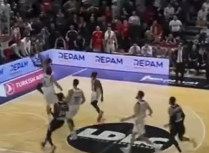 SUDIJE OPET POKRALE ZVEZDU Pogledajte kako je Asvel došao do pobede u poslednjim sekundama (VIDEO)