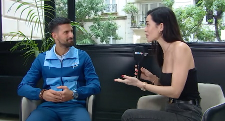 HIT SCENA U ARGENTINI Novak ostao u šoku kada je čuo prezime lepe novinarke (VIDEO)
