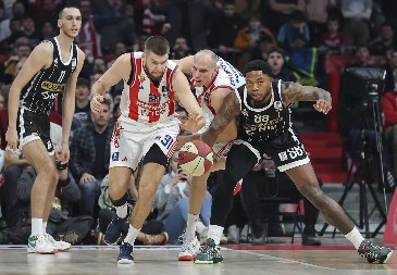 DOMINACIJA VEČITIH Košarkaši Partizana i Zvezde na vrhu Evrolige (VIDEO)