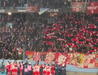 "DELIJE" NAPRAVILE HAOS U MALMEU Navijači zapevali veliki hit Željka Joksimovića posle velike pobede u Švedskoj (VIDEO)