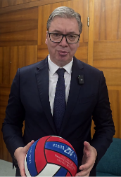 "HVALA ZA JOŠ JEDNO ZLATO" Predsednik Vučić čestitao vaterpolistima Srbije na zlatu (VIDEO)