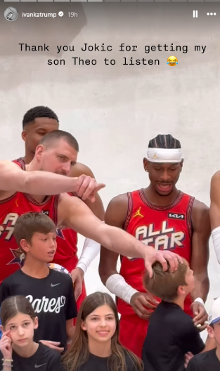 OGLASILA SE TRAMPOVA ĆERKA Evo kako je Nikola Jokić pomogao unuku predsednika SAD (FOTO)