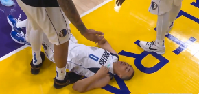 KAO BRZI VOZ Lebron Džejms nokautirao bivšeg igrača Partizana (VIDEO)