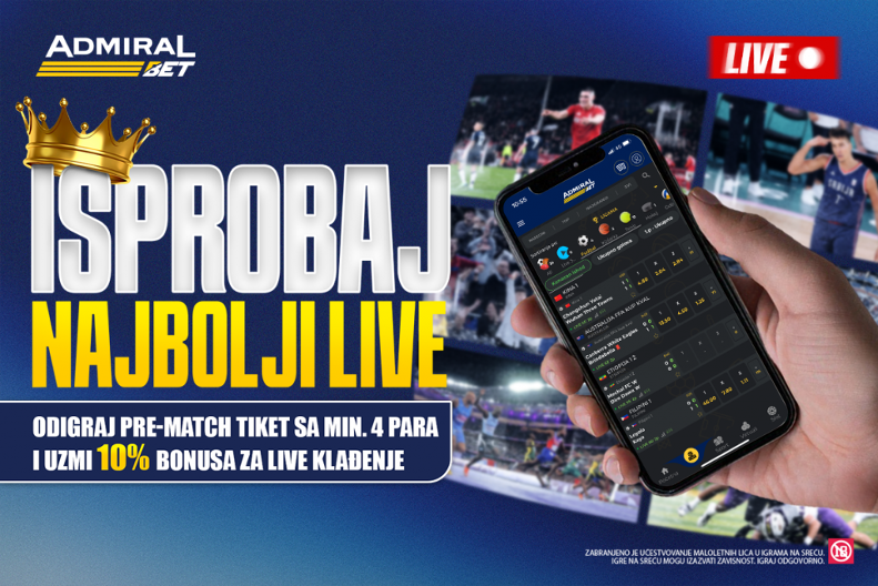 SVE JE BOLJE UŽIVO – ISKORISTITE BONUS OVOG VIKENDA!