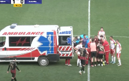 HOROR SCENE U LESKOVCU Fudbaleri ležali na travi nepomično, saigrači u šoku od jezivog prizora