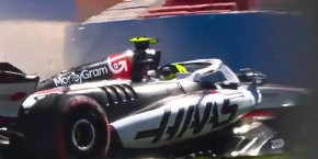 JEZIV UDES PRED TRKU FORMULE 1 Zakucao se u zid, delovi leteli po stazi (VIDEO)